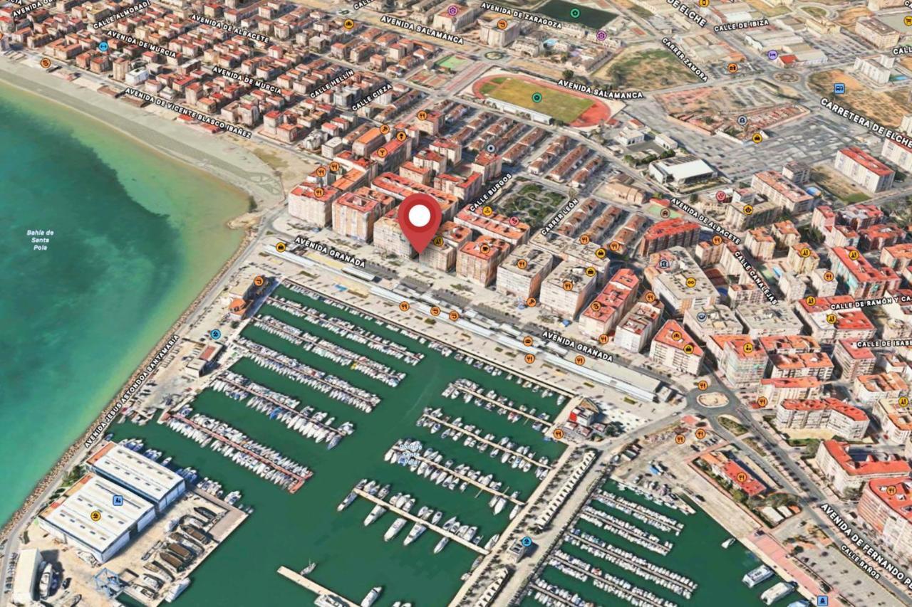 Apartmán Nuevo A Estrenar. Vistas Al Mar, Terraza, Ascensor Santa Pola Exteriér fotografie